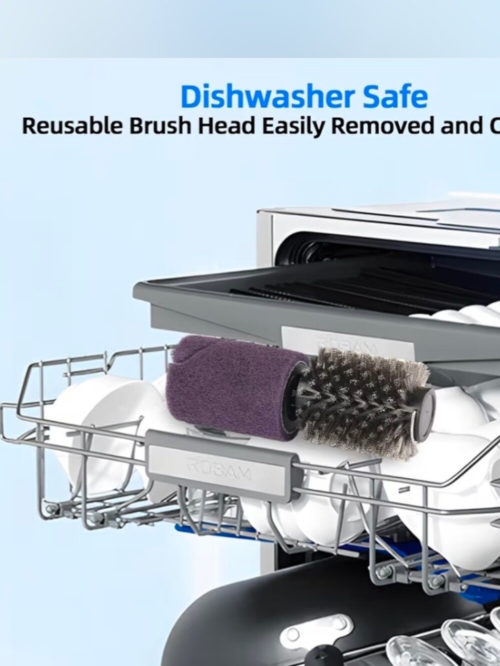 Upgraded Electric Grill Brush, Cordless Rechargeable Grill Cleaning Brush. - Picture 7 of 8
